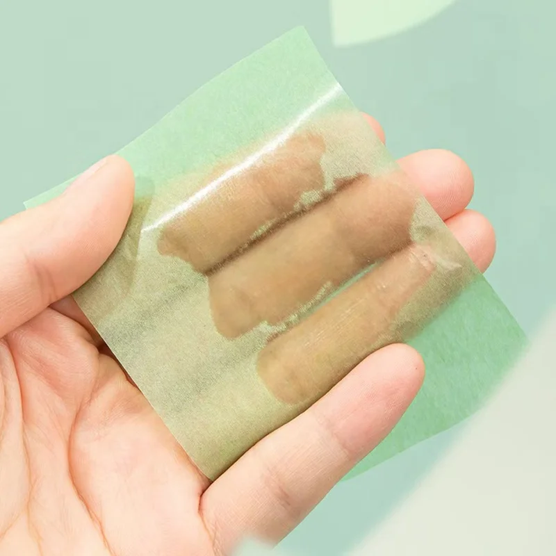 Skin Care Wood Pulp Blotting Paper Oil Absorbing Facial Makeup Sheets for Face Custom Rose