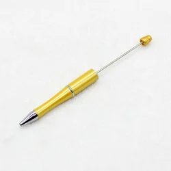 Plastic Beadable Ball Pen Bead Pens for DIY Present Kids Students Office School Supplies