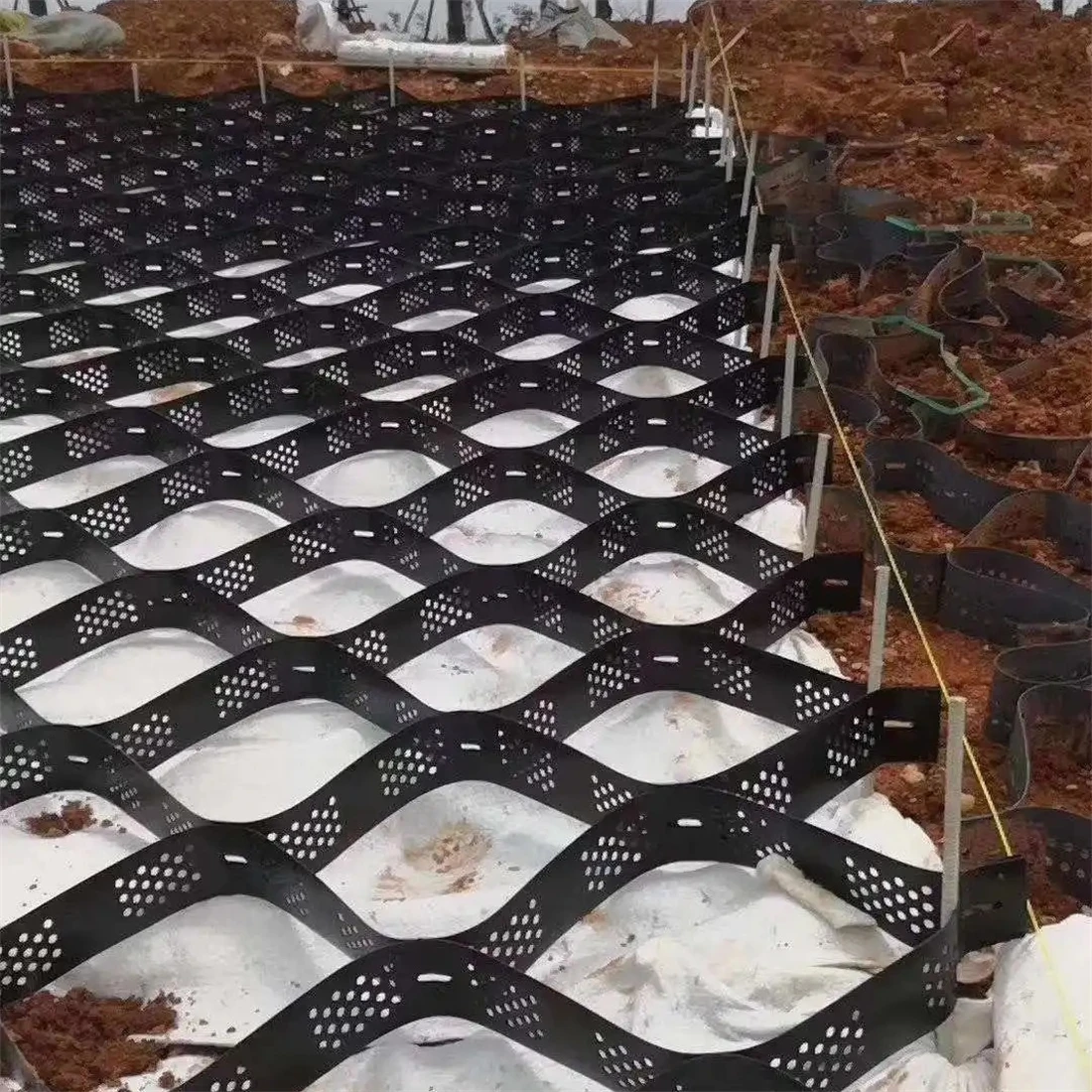 factory low price HDPE Black Driveway Grid Gravel Geocell for Gravel Driveway Paver Slope Protection Geocell Erosion Control