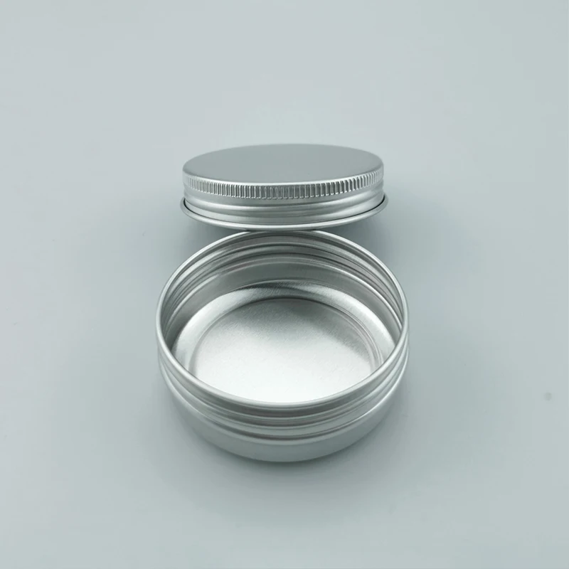 aluminium 30g solid perfume box with screw lid