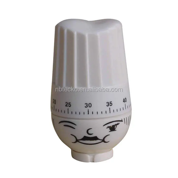 Cute chef Timer 60 Minute Countdown Rotating Kitchen Timer with Loud Alarm