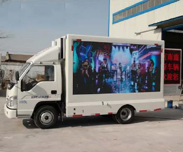 Outdoor p10 mobile advertising led screen /vehicle/van/trailer/ mounted truck led display