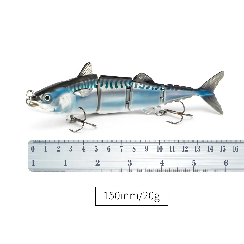 Multi Jointed Artificial Swimbait Slow Sinking Hard Plastic Lure Tuna Fishing lures