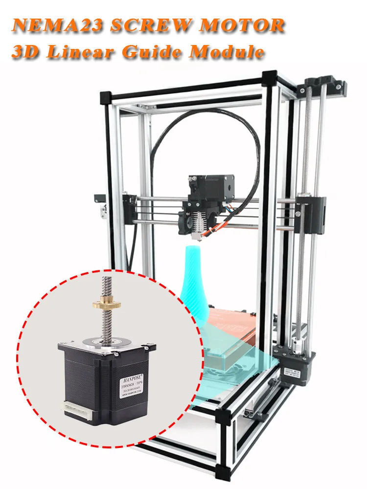 nema17 stepper motor 17HS3401S-T8*8 300mm length T8 screw motor 3D printing 28N.CM  height  brand new spot factory direct sales