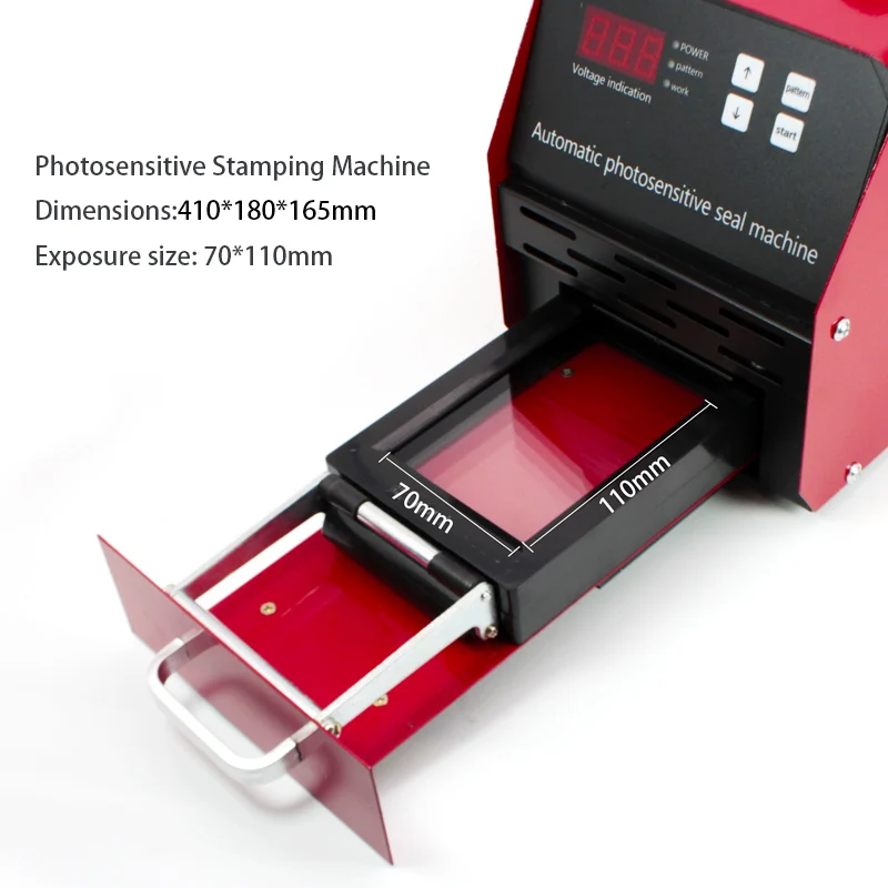 Flash stamp making machine flash stamp machine fully automatic exposure rubber foam stamp machine