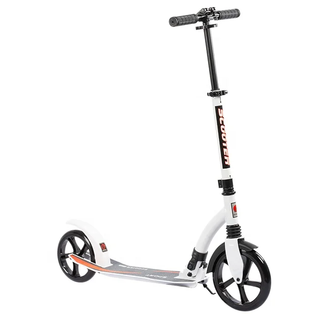 wholesale Folding Adult kick scooter 2 big wheels fast foot pedal kick scooters