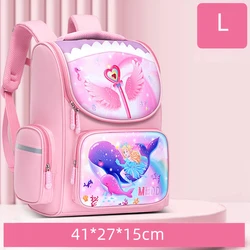 Waterproof function school bag cartoon cute unicorn kids school bag large capacity backpack for primary school students
