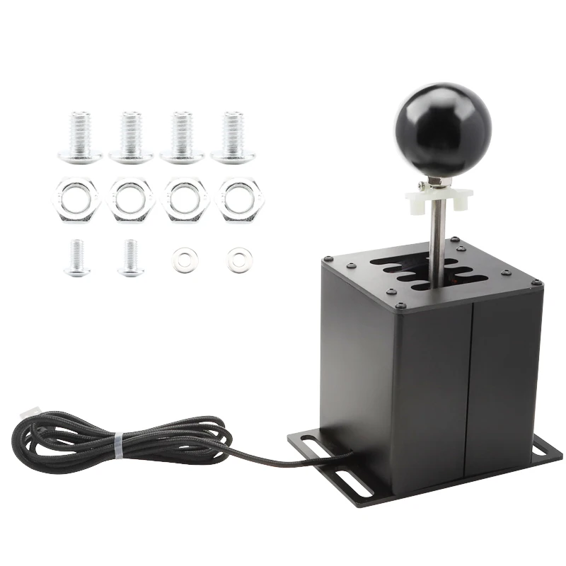 H Gear Shifter 7+R PC USB Simulator Shifter Sim Racing Shifter Handbrake for Logitech G29 G27 G25 G920