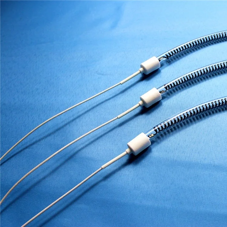 Дугообразная инфракрасная кварцевая нагревательная трубка из углеродного волокна для лампы домашнего обогревателя