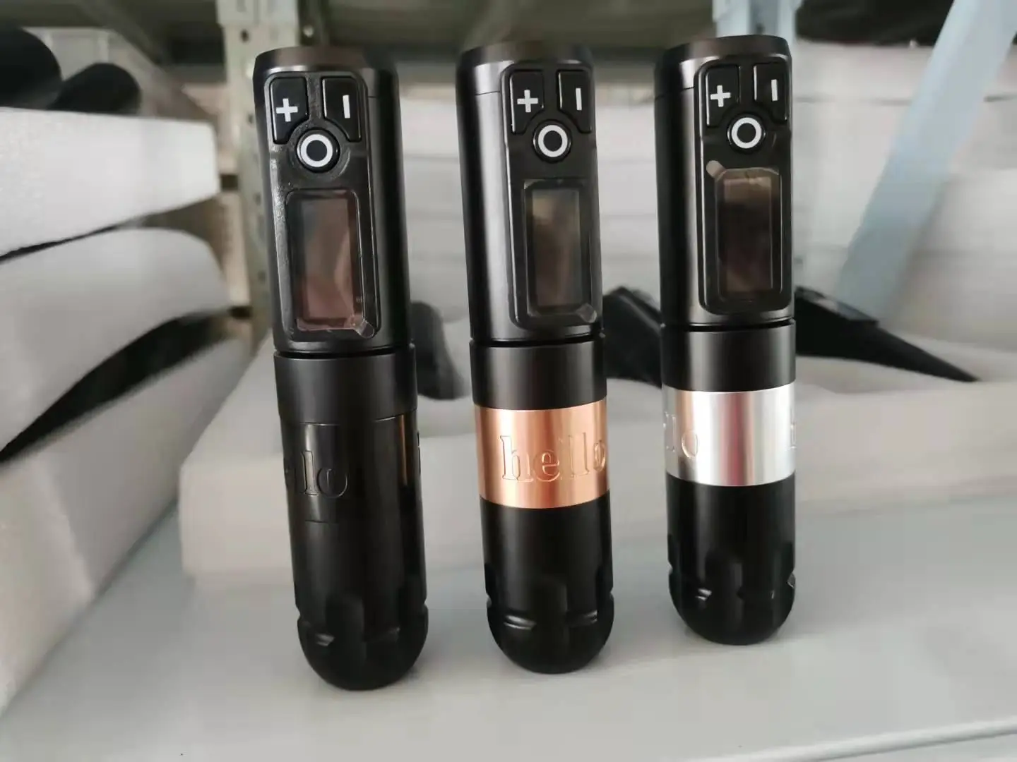 Coreless Motor Digital LED Display Battery wireless Pen Ambition Soldier Rotary Tattoo Machine for Professional Tattoo Artist