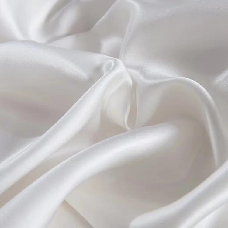 Wholesale natural silk fabric undyed silk 12/16/19/22/30/40mm can be dyed or printed