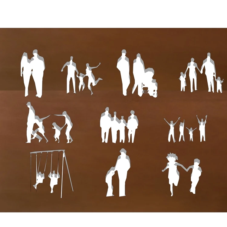 Folding backyard privacy metal screeners  decorative outdoor screening wall screens room dividers