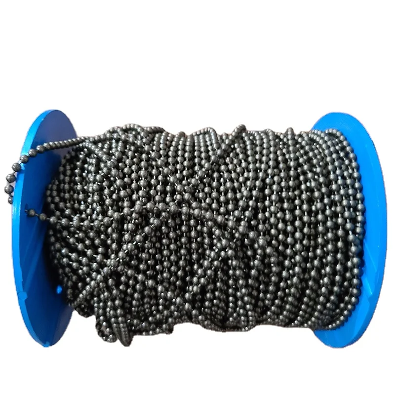 High quality mulitiple color 4.5 mm*6 stainless steel 304 ball chain for roller blind window curtain