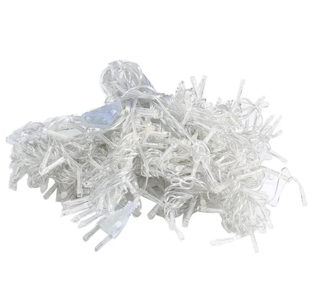 5M length1202leds Icicle Lights Factory wholesale Christmas Falls Led spoel Outdoor Icicle Dripping Light curtain light