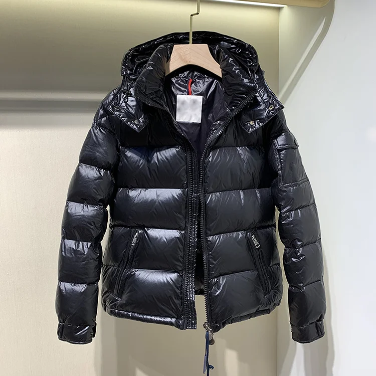 Designer Brand Hooded Down Jacket Plus Size Bubble Winter Thicken Puffer Jacket Coats For Men