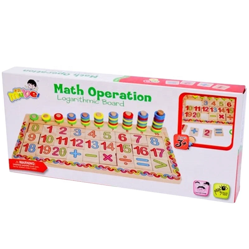 High quality wooden numerical calculation toys for early education and puzzle