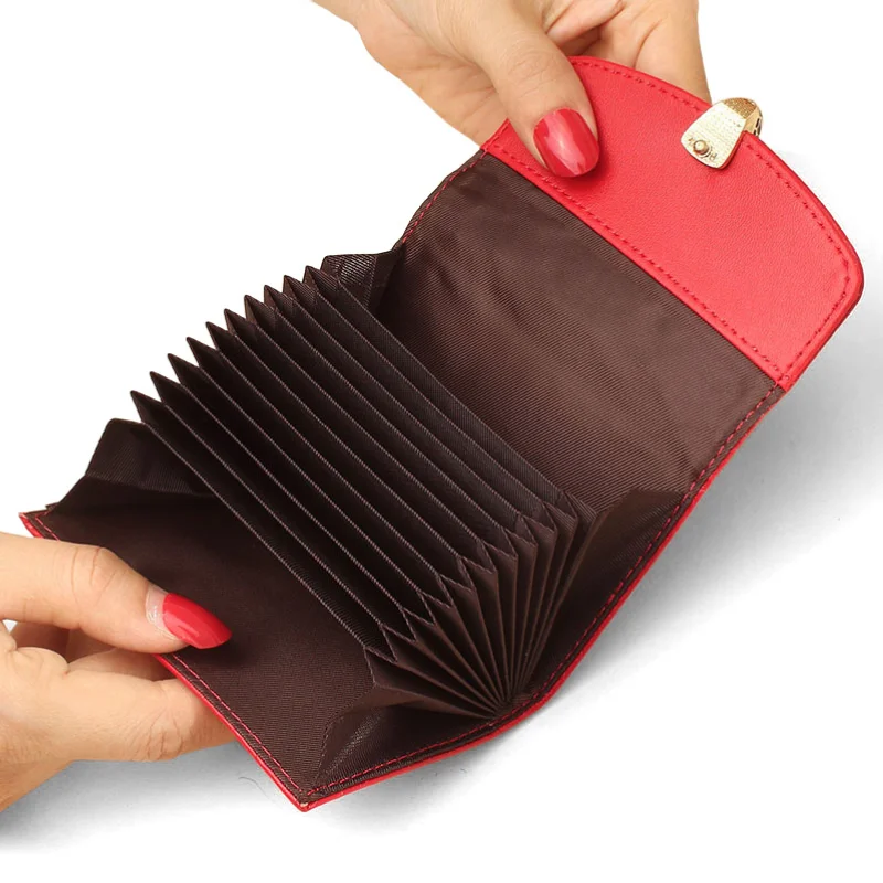 Vintage Style Snake Pattern Leather Wallet Luxury Business Card Holder with Envelope Design Men Women Holds Money Credit Cards