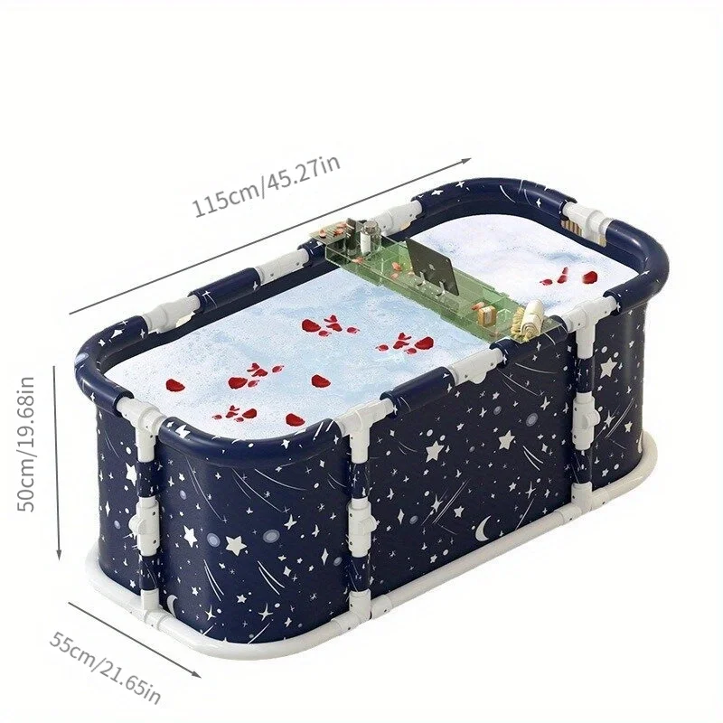 Foldable Large Adult Bath Tub Full Body Bath Tub Thermostatic Tub