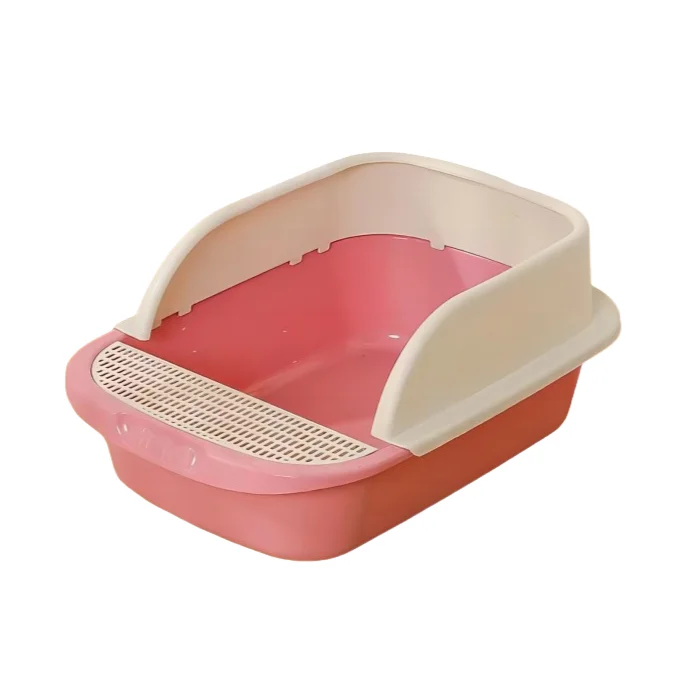 High Sided enclosed cat toilet Odor Removal Extra Large  Enclosure with Front Door Flap and Scoop litter box for cats