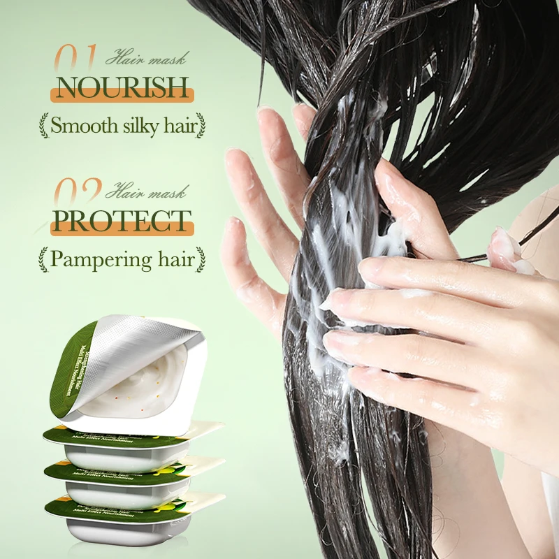 OEM SADOER Private Label Intensive Deep Organic Repair Smooth Hair Care Products Natural Olive Oil Hair Mask