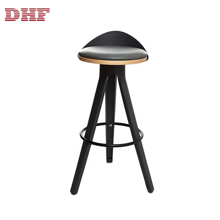 High quality black home center modern chair, bar stool high chair