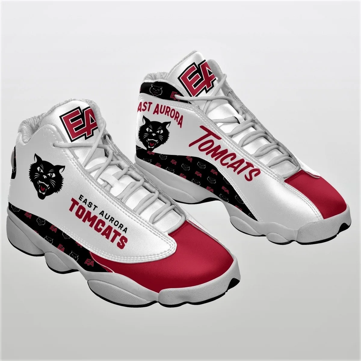 White Top Red Top Toe Small Tomcats white Sole Shoes for Men Casual Basketball Shoes Sneakers Print Your Demand Running Shoes