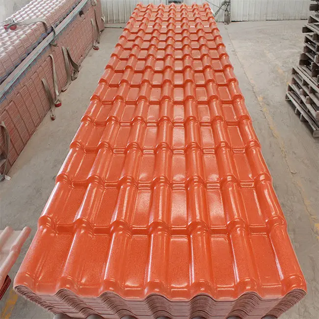 Pvc synthetic resin plastic roof tile plastic roof tiles supplier pvc roofing sheet