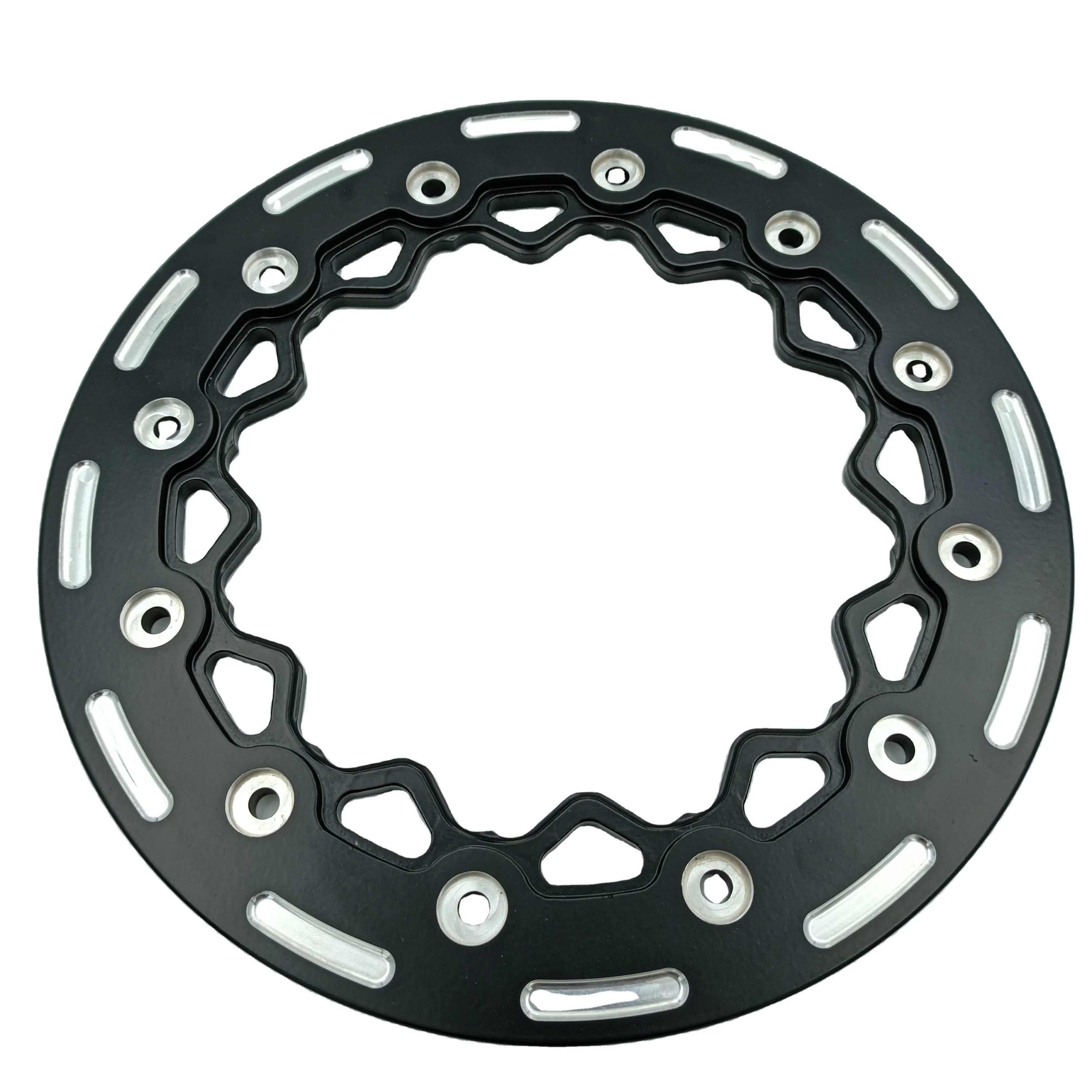 Hot selling Forging Aluminum beadlock ring with white line  for ATV UTV wheel