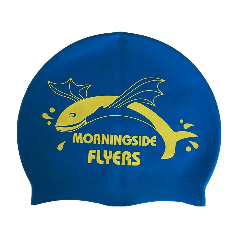 Small MOQ Personalized Custom Logo printing High Quality Waterproof Swim Hat Caps Silicone Swimming Cap