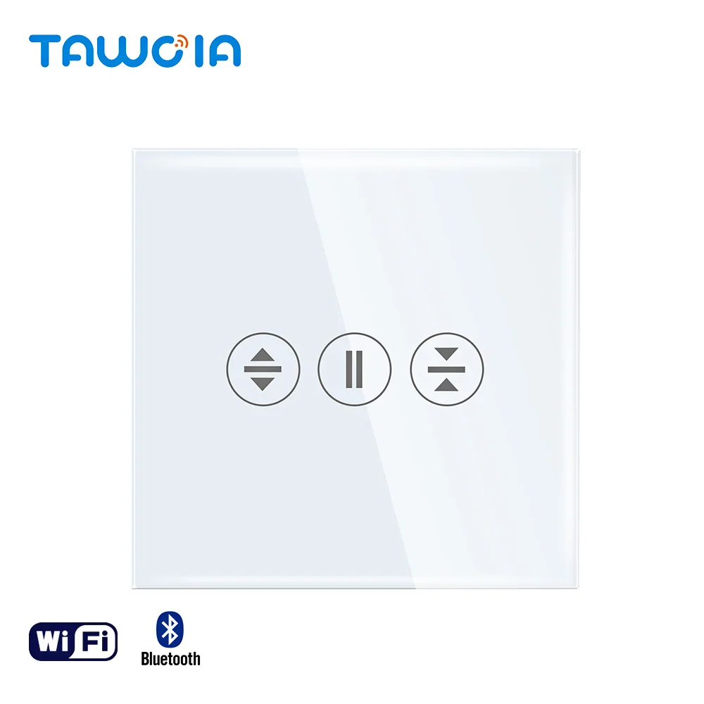 WiFi Roller Shutter Switch Neutral Required 3 Touch Buttons 4 mm Thickness switch smart
