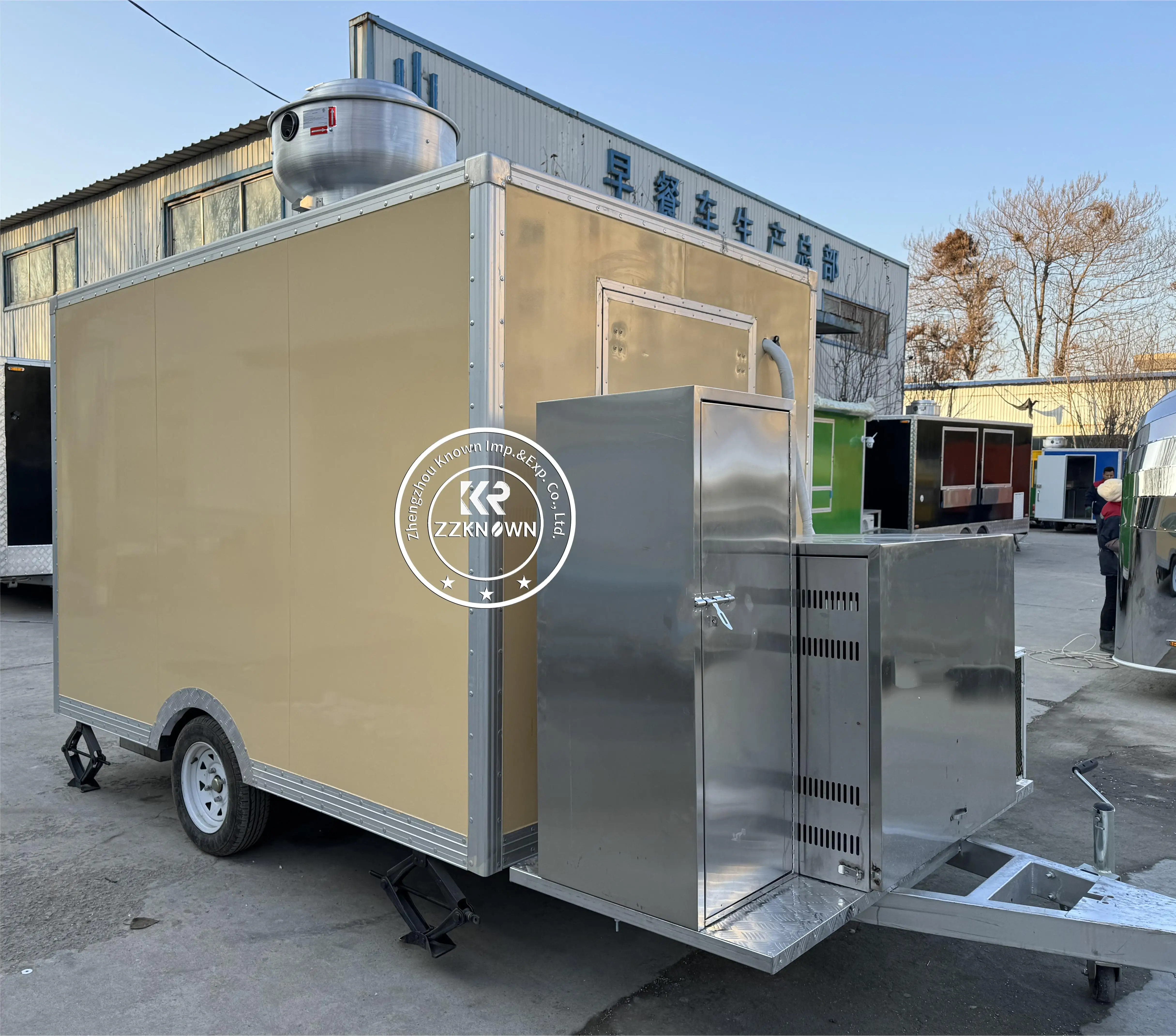 Custom Mobile Food Van Cart Concession Food Trailer with Fully Equipped Food Truck Trailer DOT Approved for Sale