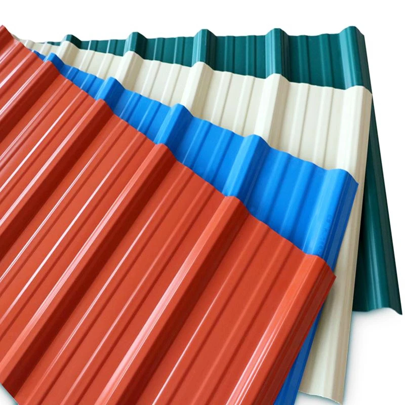 Chinese Manufacturer Waterproof Weather Resistant Anti-corrosion T1070 Colombia Market Hot Sell UPVC Roof Sheet for Factory