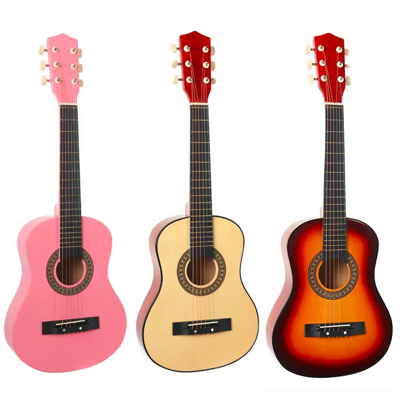 30 34 36 inch acoustic bass guitar steel strings guitar acoustic mini practice acoustic guitar