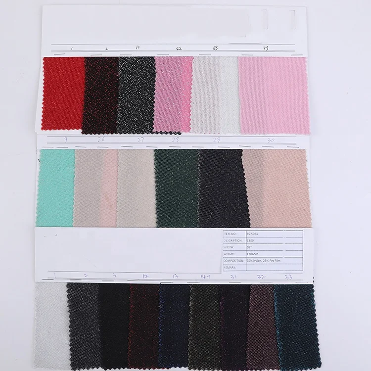 Good Quality Single Jersey Stretchy Nylon Spandex Gold Foil Printing Fabric Knitted Fabric