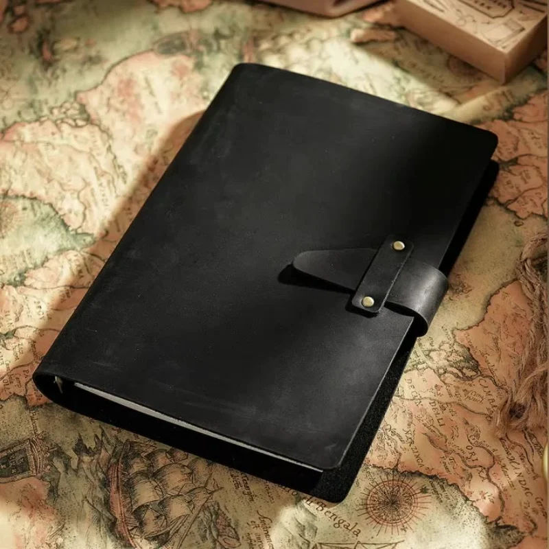 AIGUONIU рустикальные кольца из натуральной кожи