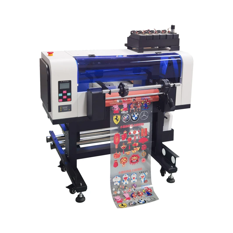New 30cm 60cm UV dtf printer AB Film heat transfer Sticker printing UV Dtf Inkejet Printer for Glass Cups Bottle