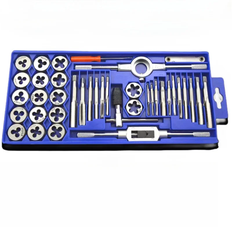 High Quality Best Tap Die Set Large Thread Cutting Tool Spiral Flute Screw Drill Bits Hand Tap Die Kit Targeted Large Thread