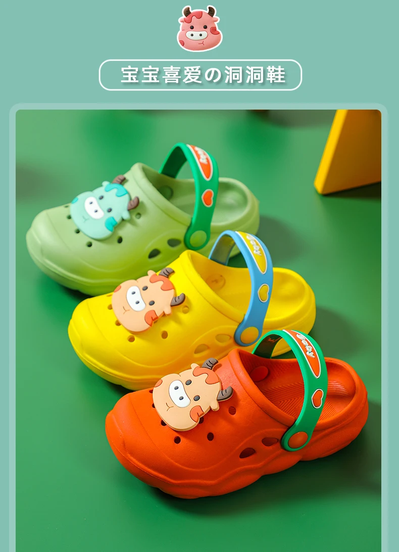 
Latest Hotesale Cheap Pink Baby Girl Sandals Beach Garden Shoes EVA Clogs Cartoon Kids Shoes Slippers for Baby Girl 
