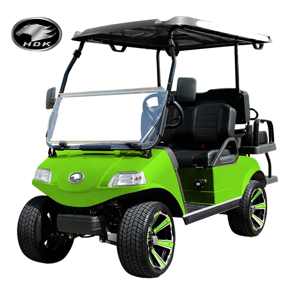 HDK New 48V 3 4 Classic 4 Pro 30% Off-road Buggy Quality Electric Golf Scooter Cart 72V 2-Seater Aluminium Utility Vehicle Sale