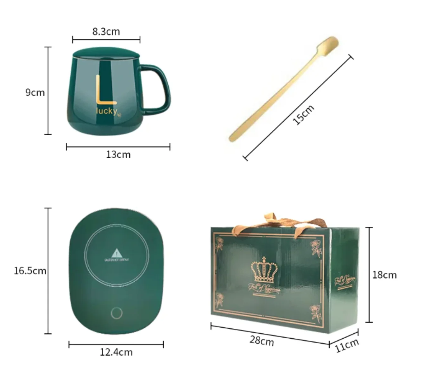 Auto On Off Gravity Induction Mug Office Desk Use Candle Warmer Heating Plate Smart Coffee Cup Gift Set Thermostatic Cup