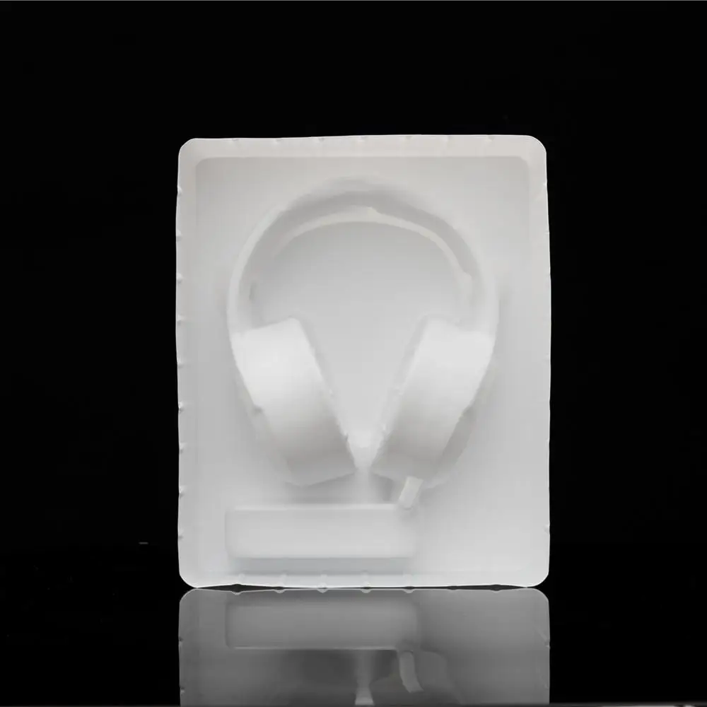 Изготовленная на заказ упаковка переработанного PS материала электроники гарнитура коробка для хранения внутренние лотки