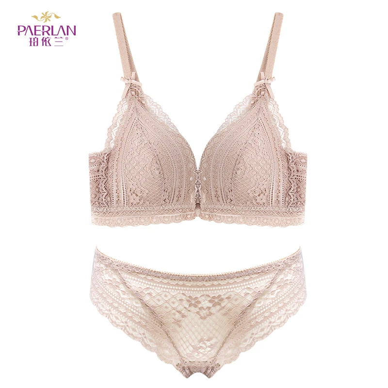 Hot Girls Lace Bra Sexy Ladies Bra Mature Lady Red Bra and Panty Set Girl Lady Women Female Decorated with Lace Wire Free Nylon