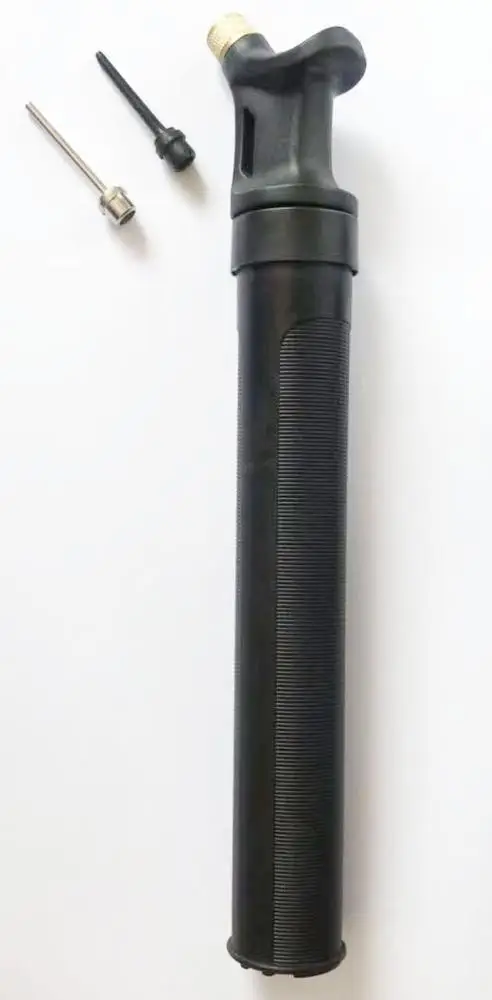 
2019 hot sale custom plastic hand operated sport ball double action pumps 