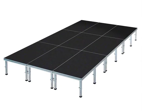 4x8 Feet Wooden Platform Stage For Performance Aluminum Stage Lighting Roof Truss System For Sale