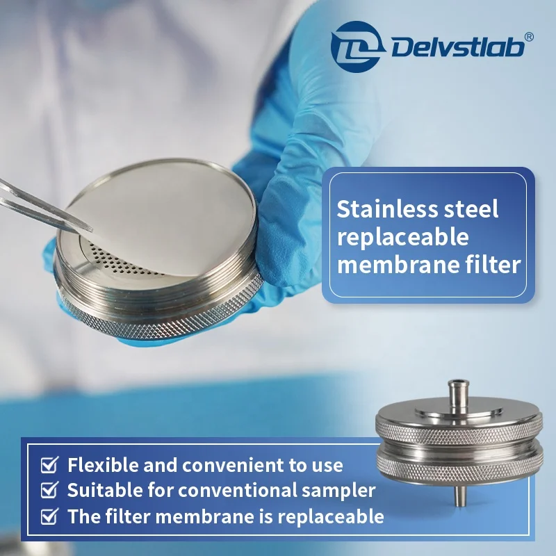 25/40/47mm PTFE Hydrogen Chloride Sampling Filter Membrane Sample Holder Environment Monitoring vacuum filter