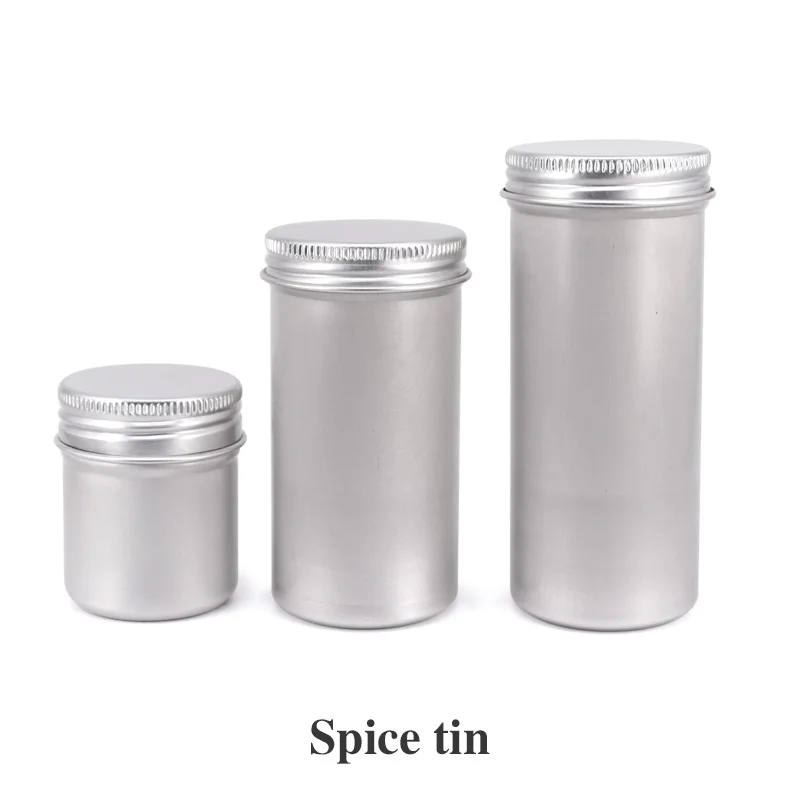 Food Grade custom aluminum spice shaker tins
