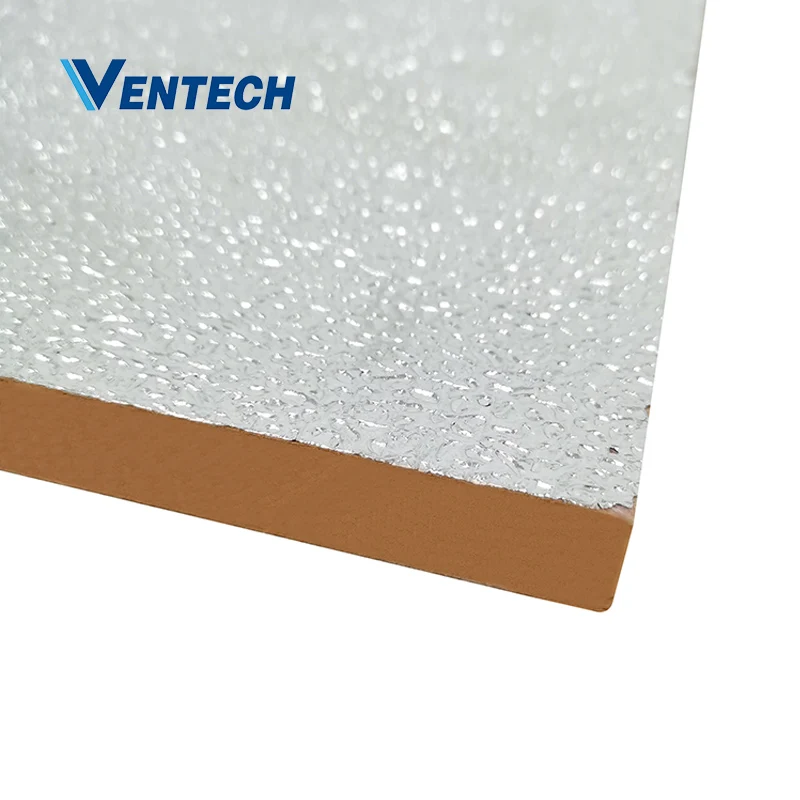 Insulated air duct panel/pre-insulated foam board
