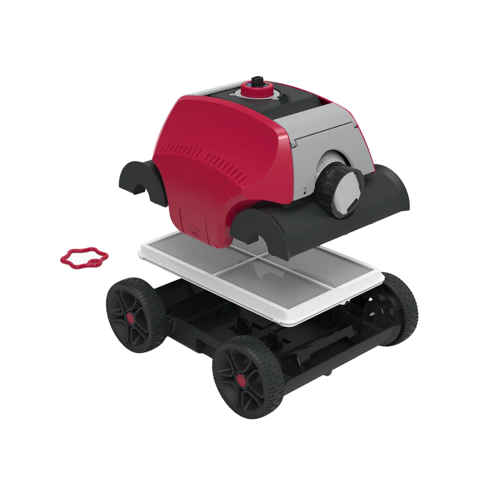 Model HJ1103 swimming pool floor cleaner with build-in battery