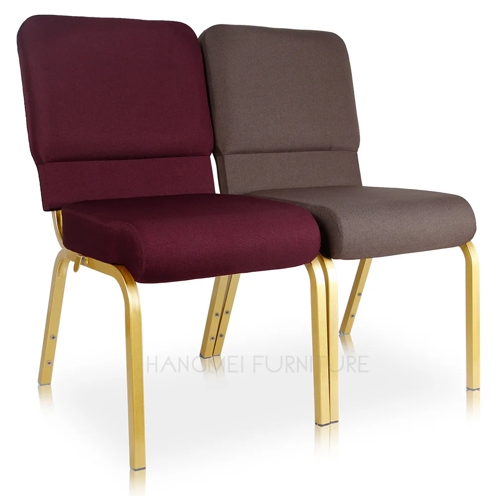 Direct European Church Chair Modern Metal Iron Design for Theater Auditorium Cinema Hall School