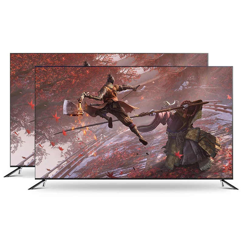 Tempered Tv 55 Inches 4K Ultra HD LED Tv Television 55 Inch WiFi Android Smart Tv